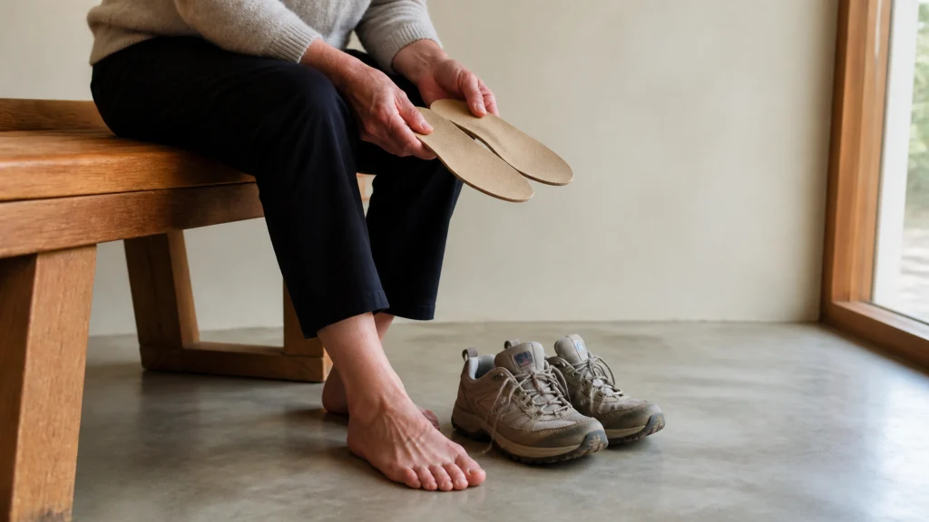 Illustration éditoriale pour l’article « Choisir la meilleure semelle aponevrosite pour vos pieds »